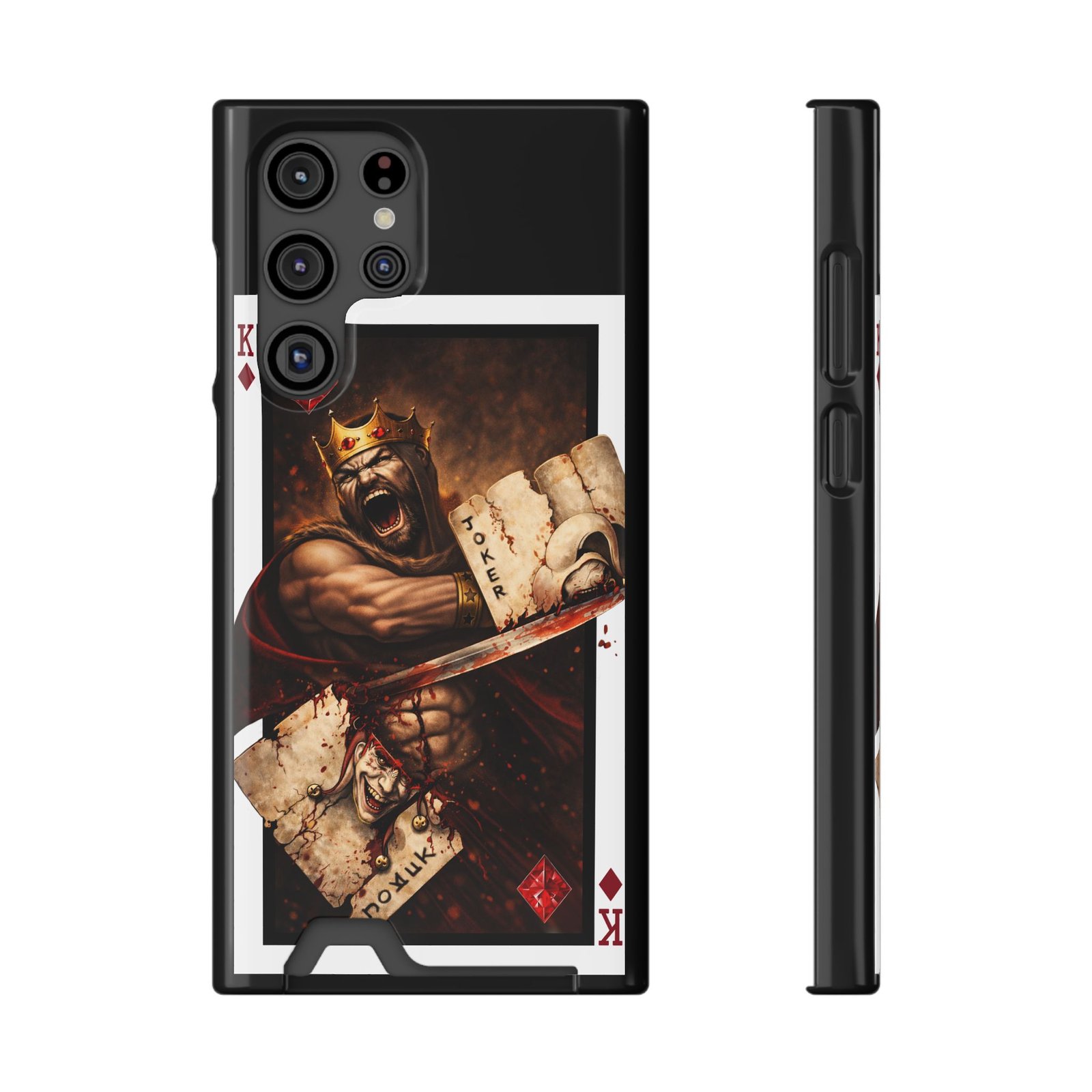 Savage – Deck of Diamonds Slim Card Holder Phone Case | LordzKreationz - Image 65