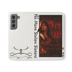 No More Stolen Sisters – Awareness Flip Wallet Phone Case | LordzKreationz - Image 1