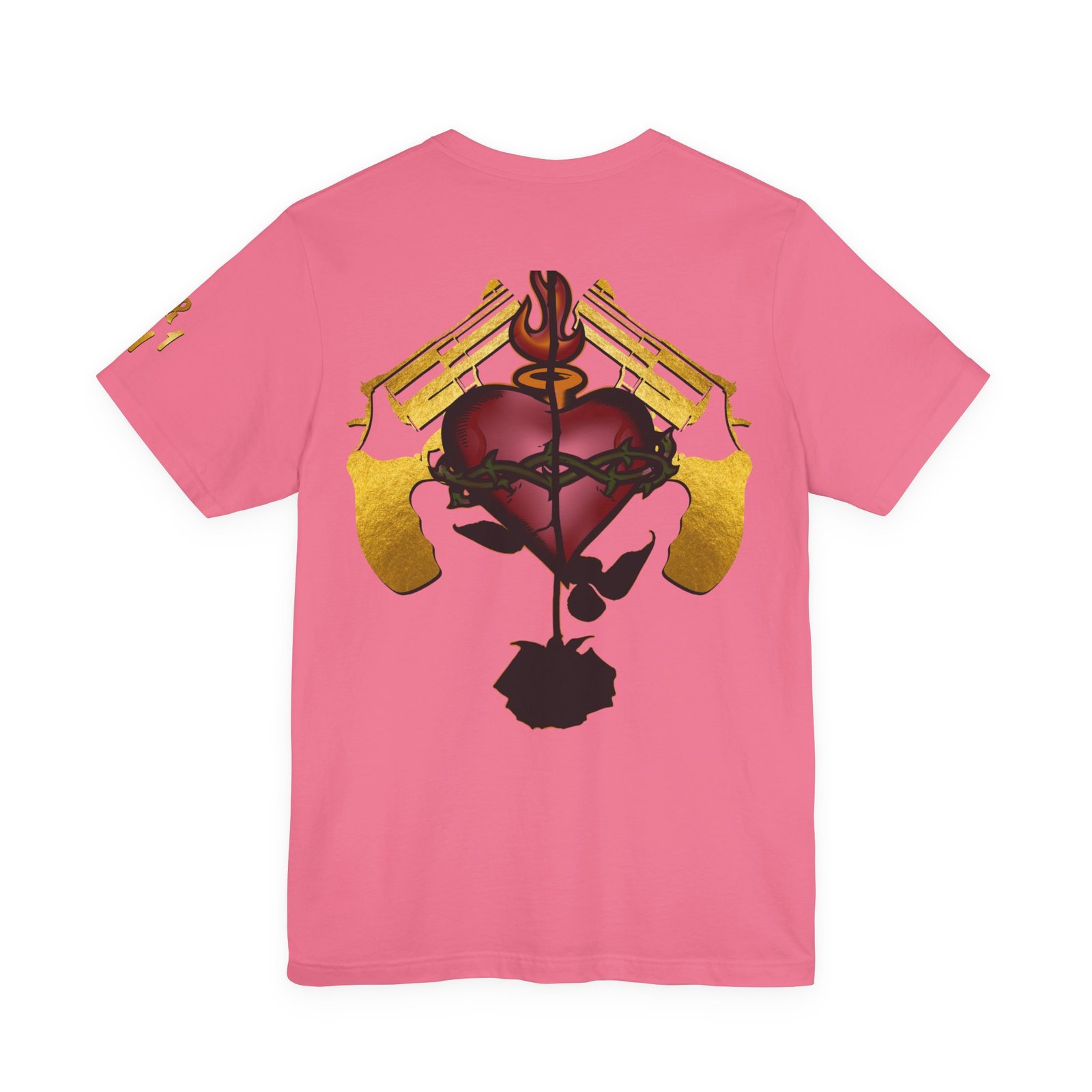 BurGUNdy Unisex Short Sleeve Tee - Image 38