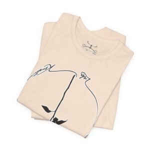 Black Rose Unisex Jersey Short Sleeve Tee - Image 11