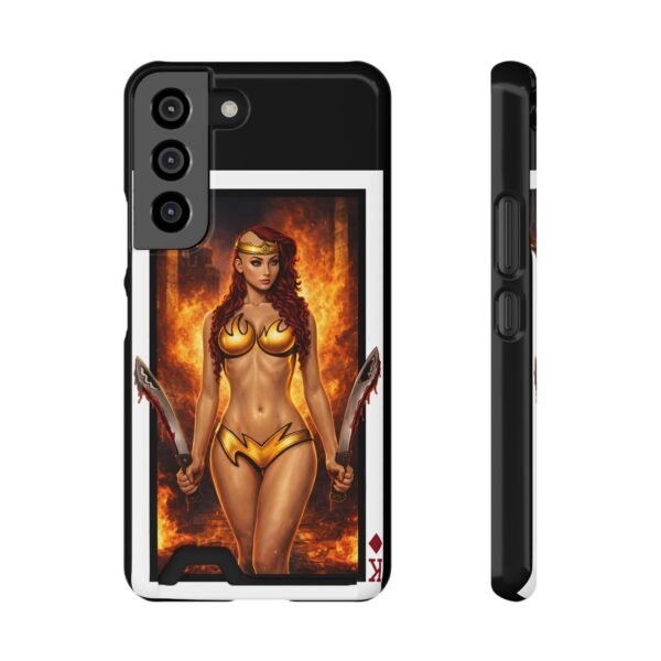 Let’s Play – Deck of Diamonds Slim Card Holder Phone Case | LordzKreationz