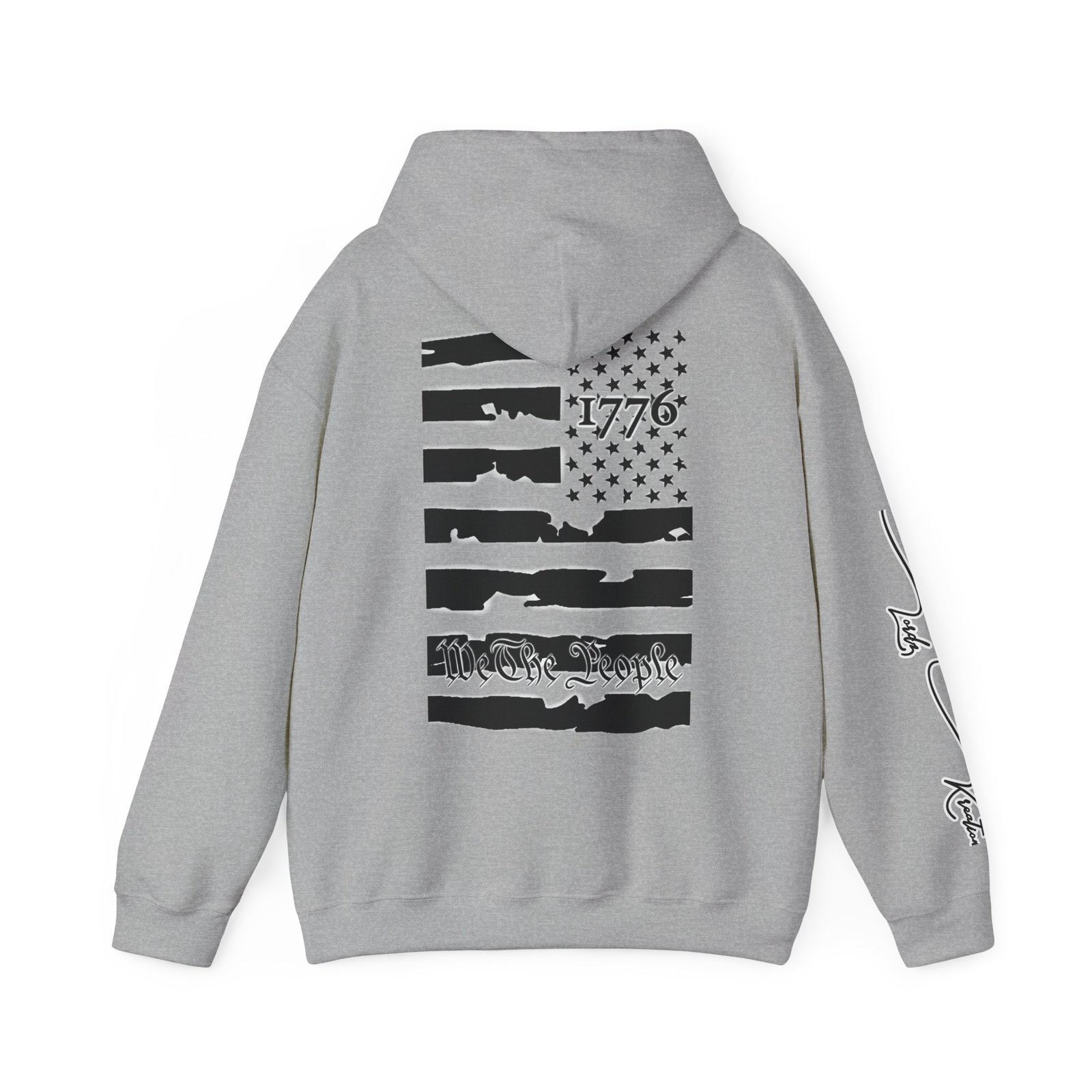 "1776" Unisex Heavy Blend™ Hooded Sweatshirt - Image 14