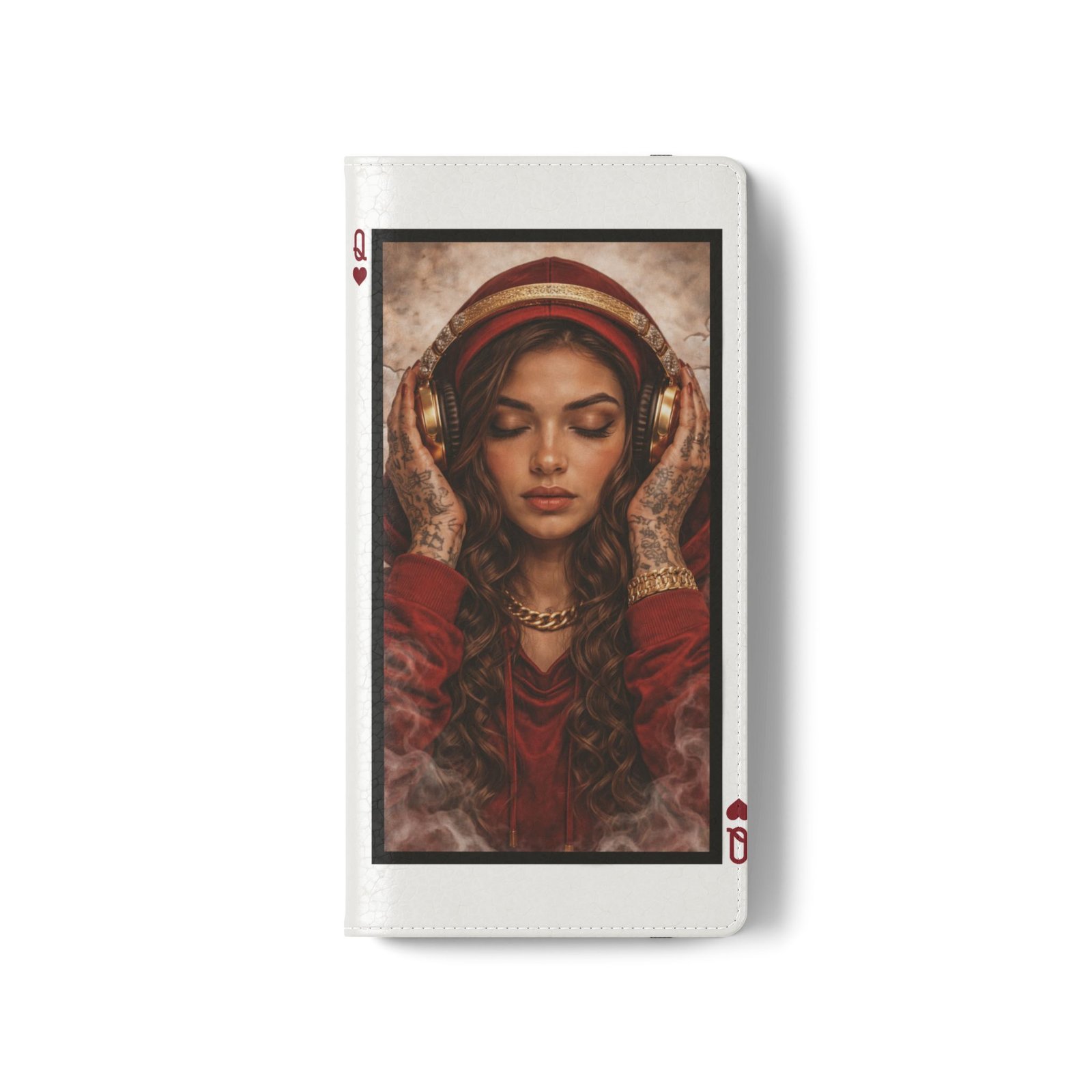 Hear No Evil – LordzKreationz Deck of Cards Flip Wallet Phone Case - Image 23