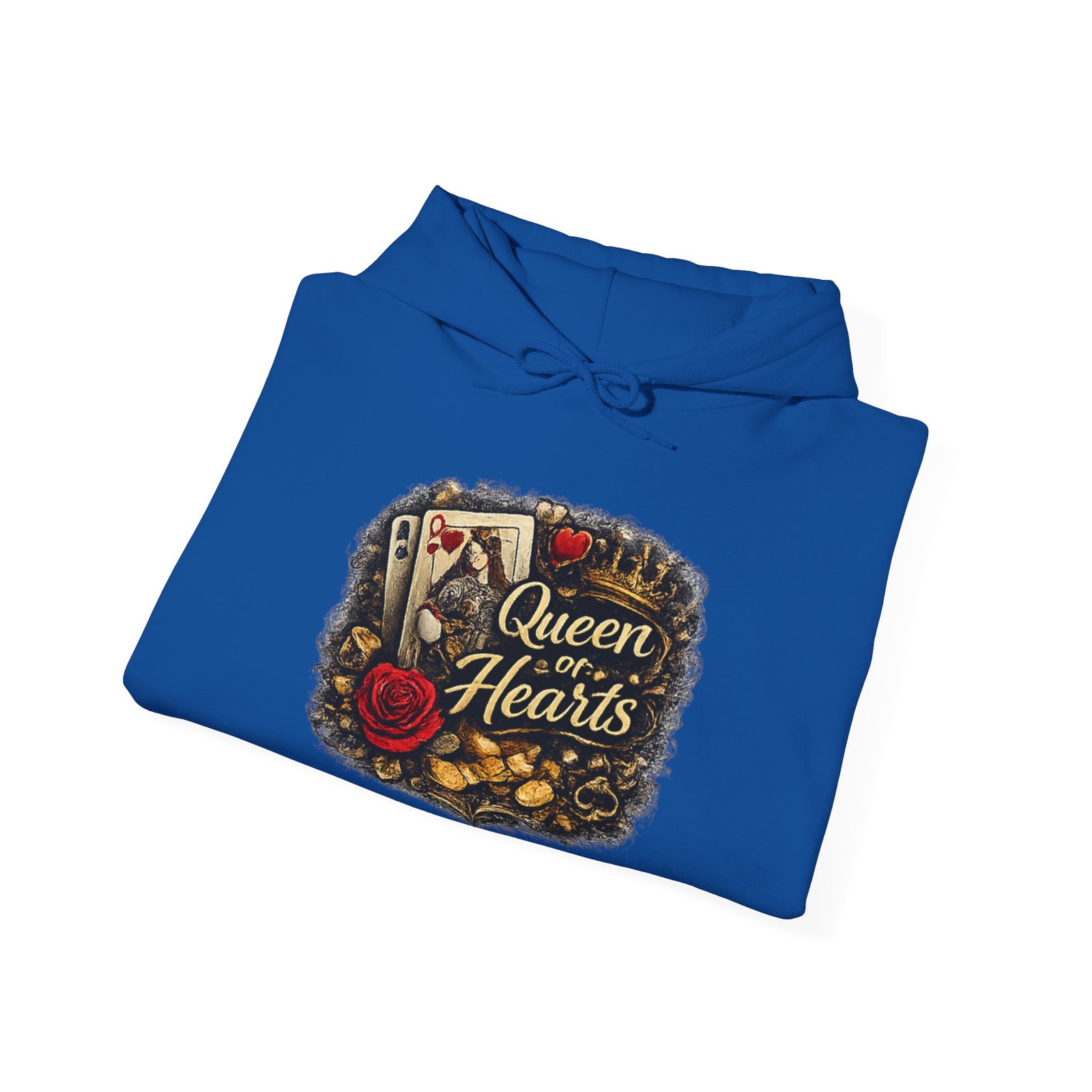 Queen of Hearts Unisex Heavy Blend™ Hooded Sweatshirt - Image 28