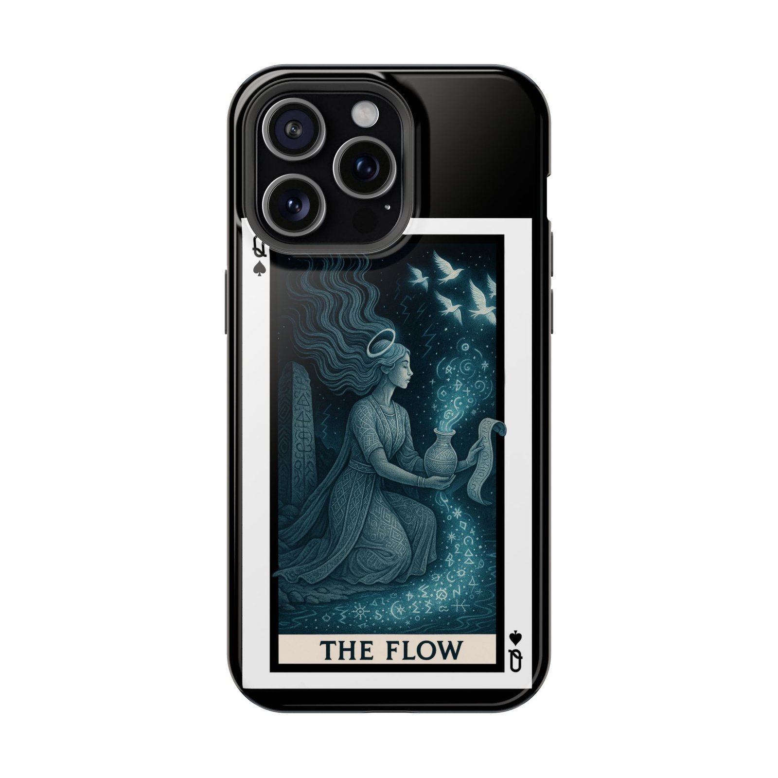 Aquarius – Deck of Spades – MagSafe® Protective Phone Case - Image 20