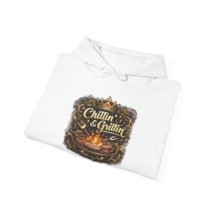Chillin' & Grillin' Unisex Heavy Blend™ Hooded Sweatshirt - Image 4