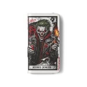 Rebel Joker – Deck of Cards Flip Wallet Phone Case | LordzKreationz - Image 19