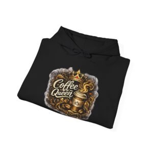 Coffee Queen Unisex Heavy Blend™ Hooded Sweatshirt - Image 8