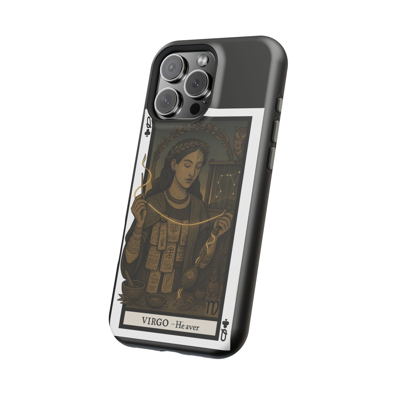 Virgo – Deck of Clubs – MagSafe® Protective Phone Case - Image 57