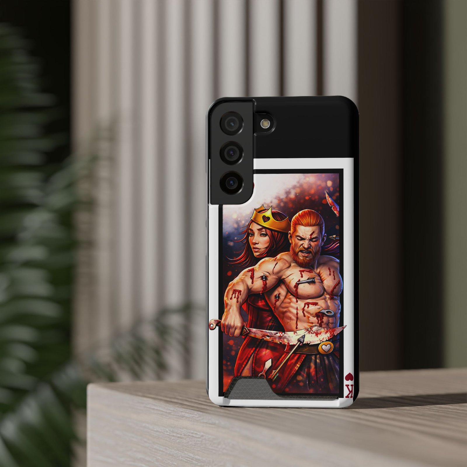 Got Chu – Deck of Hearts Slim Card Holder Phone Case | LordzKreationz - Image 4