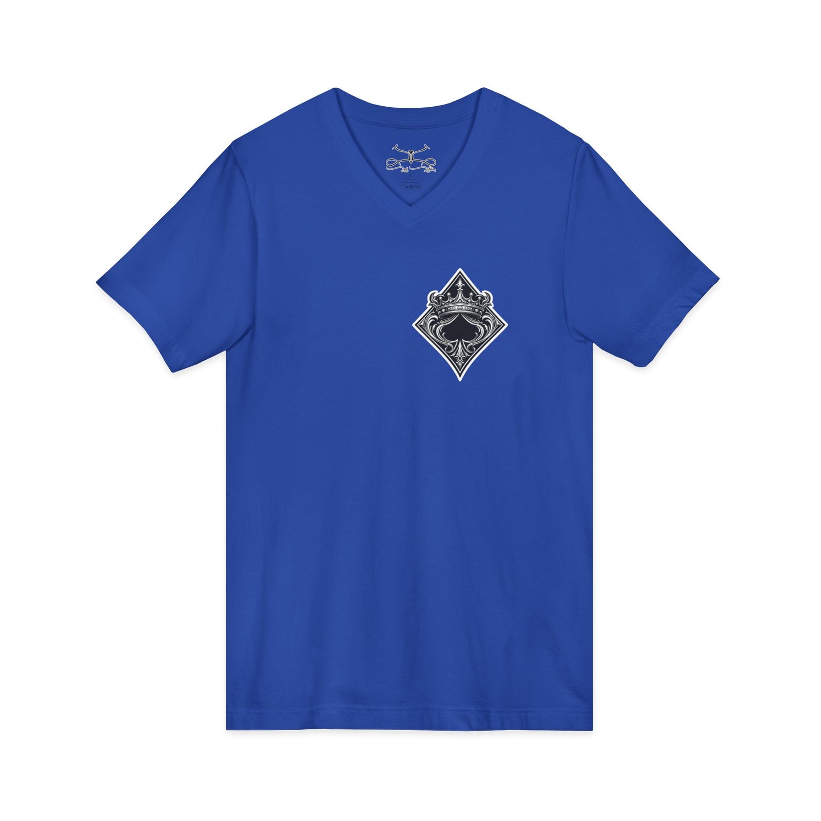 Diamond Sleeve V-Neck Tee - Image 15