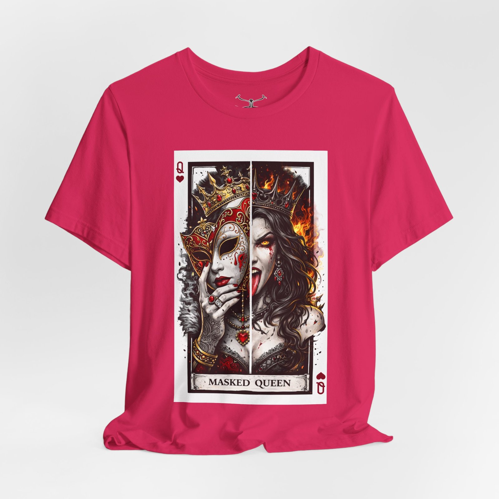 The Masked Queen Cotton Crew Tee - Image 40