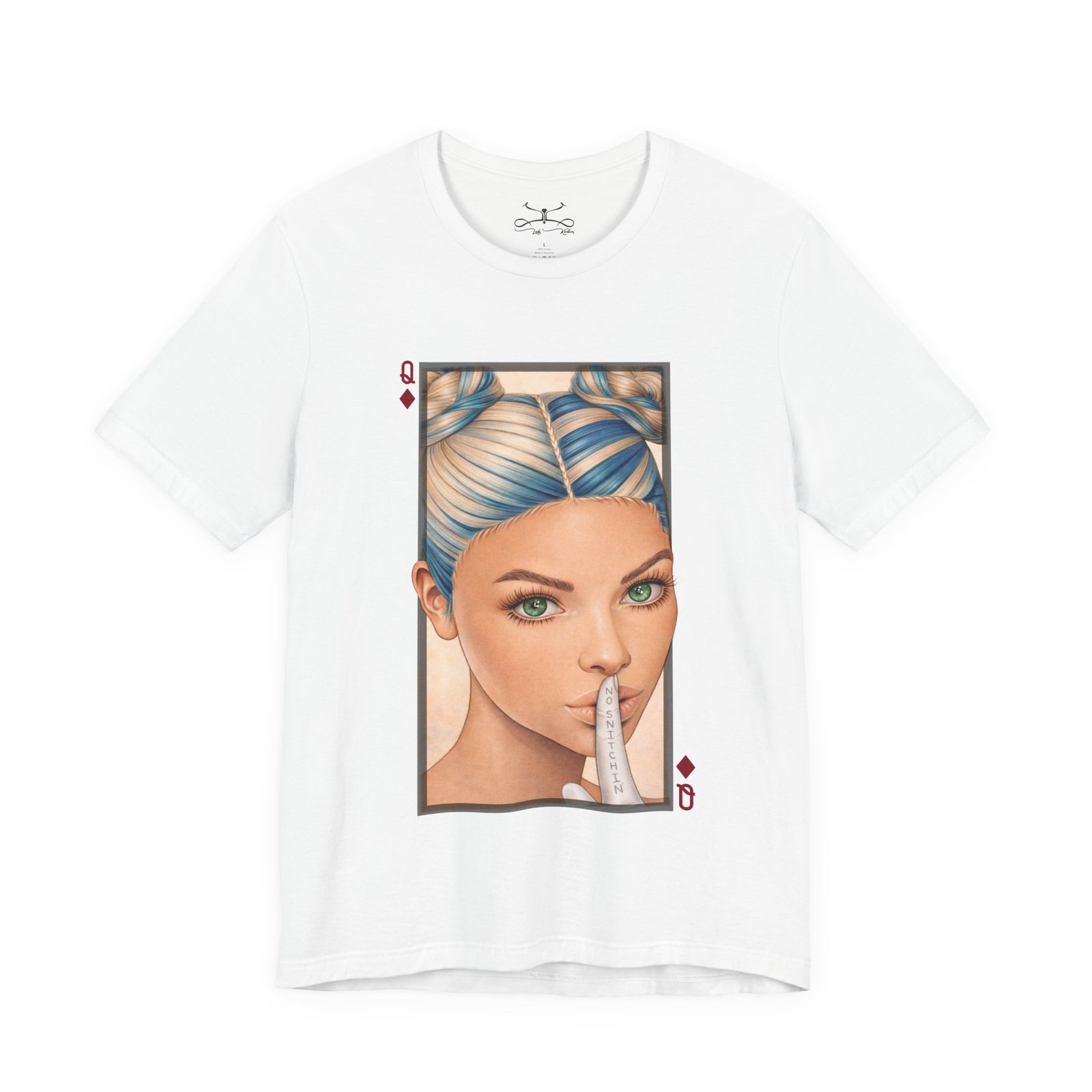 Speak no Evil Cotton Crew Tee - Image 5