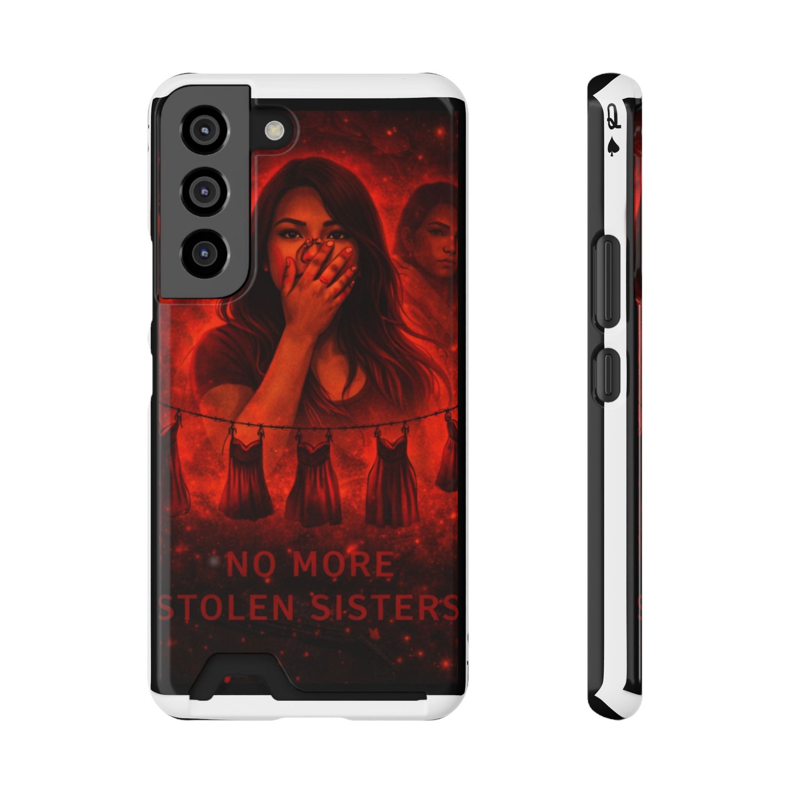 No More Stolen Sisters – Awareness Slim Card Holder Phone Case | LordzKreationz - Image 49
