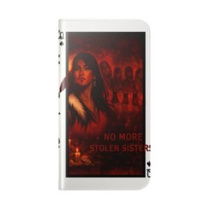 No More Stolen Sisters – Awareness Flip Wallet Phone Case | LordzKreationz - Image 72