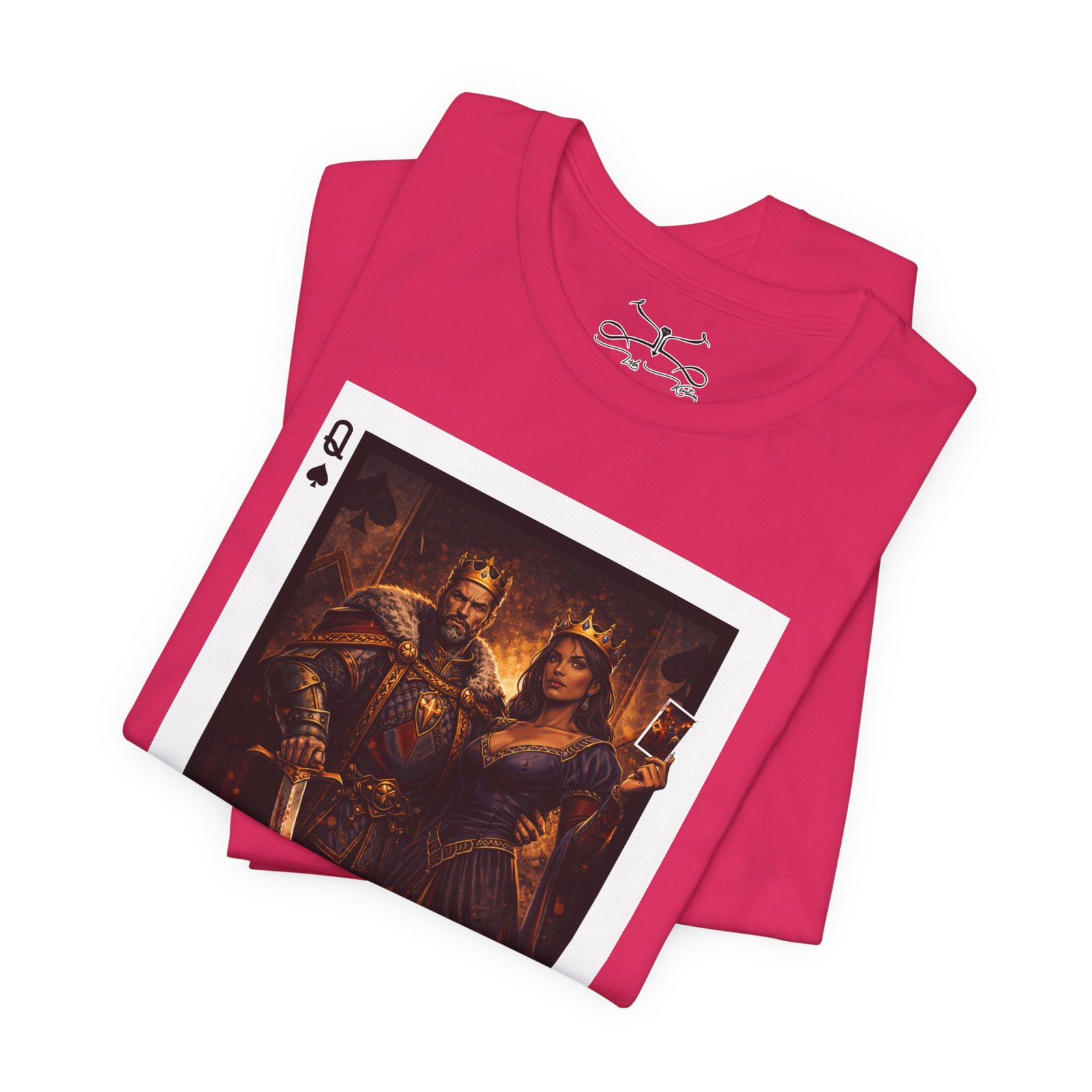 Man Down – King & Queen of Spades T-Shirt - Image 39