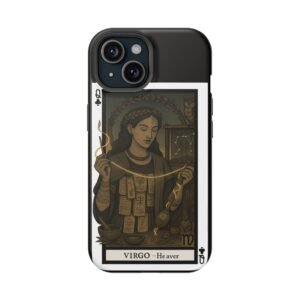 Virgo – Deck of Clubs – MagSafe® Protective Phone Case - Image 8