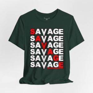 Savage Age Unisex Short Sleeve Tee - Image 24