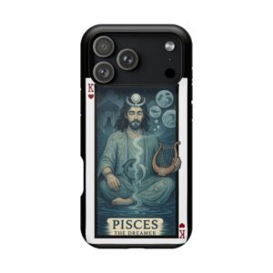 Pisces – Deck of Hearts – MagSafe® Protective Phone Case - Image 1