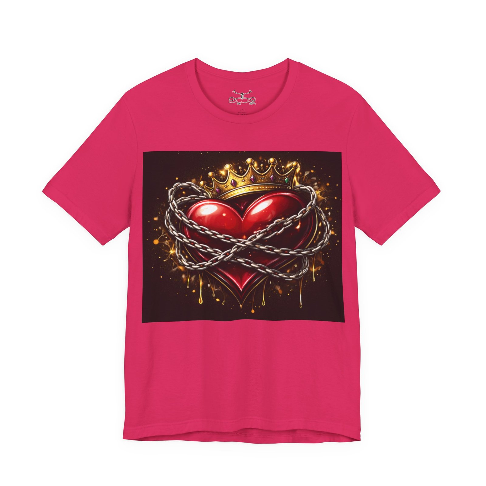 Hearts Unisex Jersey Short Sleeve Tee - Image 41