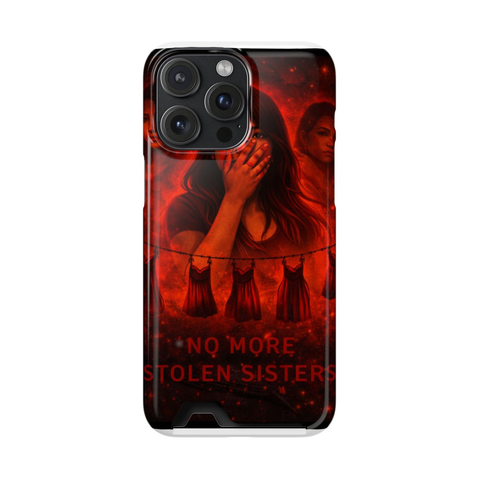 No More Stolen Sisters – Awareness Slim Card Holder Phone Case | LordzKreationz - Image 135