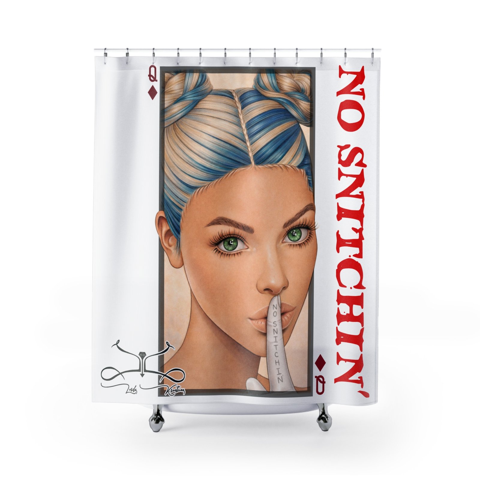 Speak No Evil Shower Curtains - Image 1