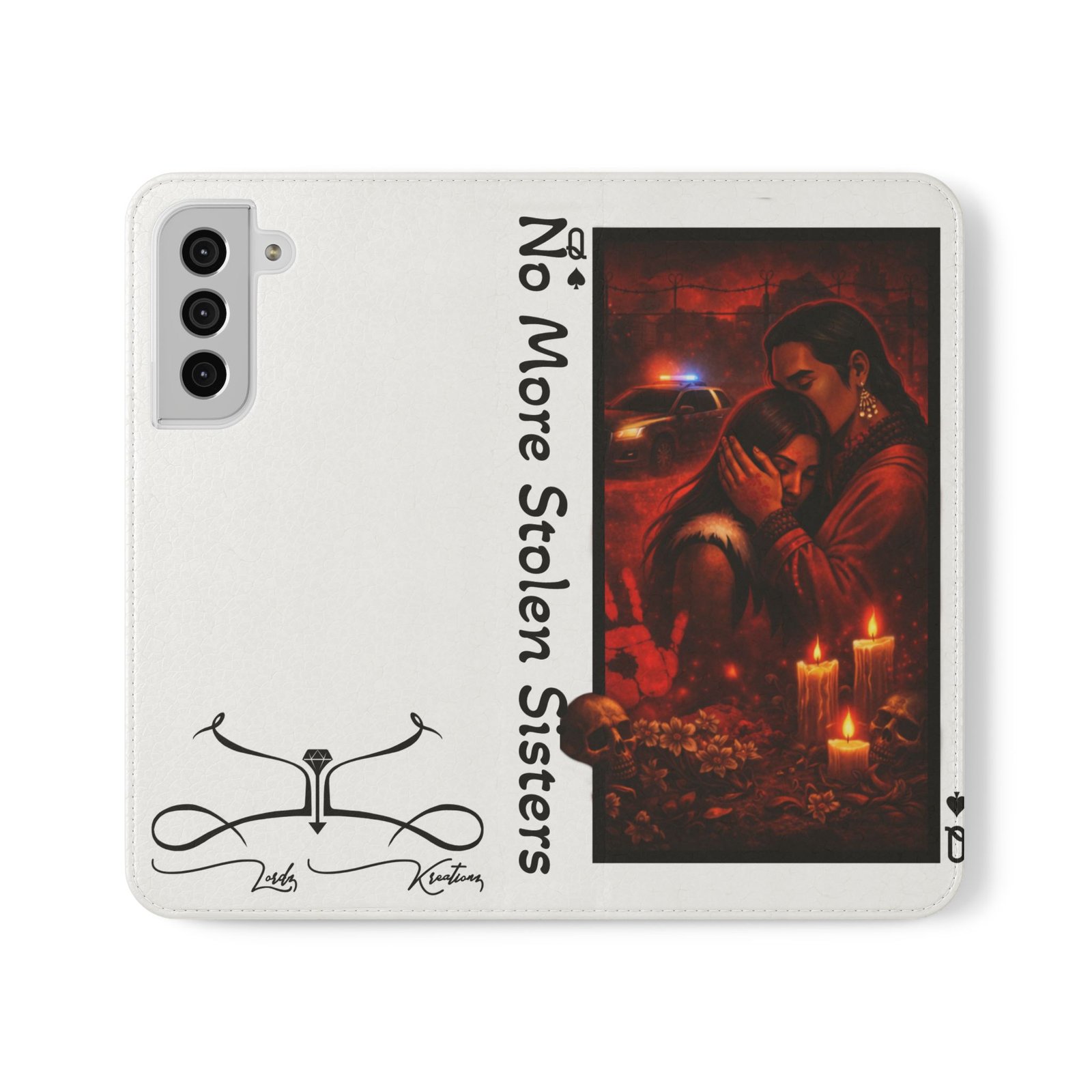 No More Stolen Sisters – Awareness Flip Wallet Phone Case | LordzKreationz - Image 5