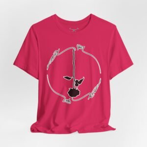 Black Rose Unisex Jersey Short Sleeve Tee - Image 48