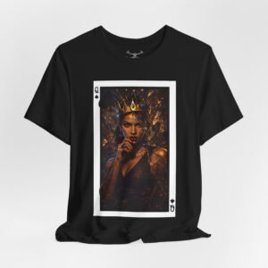 Broken Spade – Deck of Cards Graphic T-Shirt - Image 1