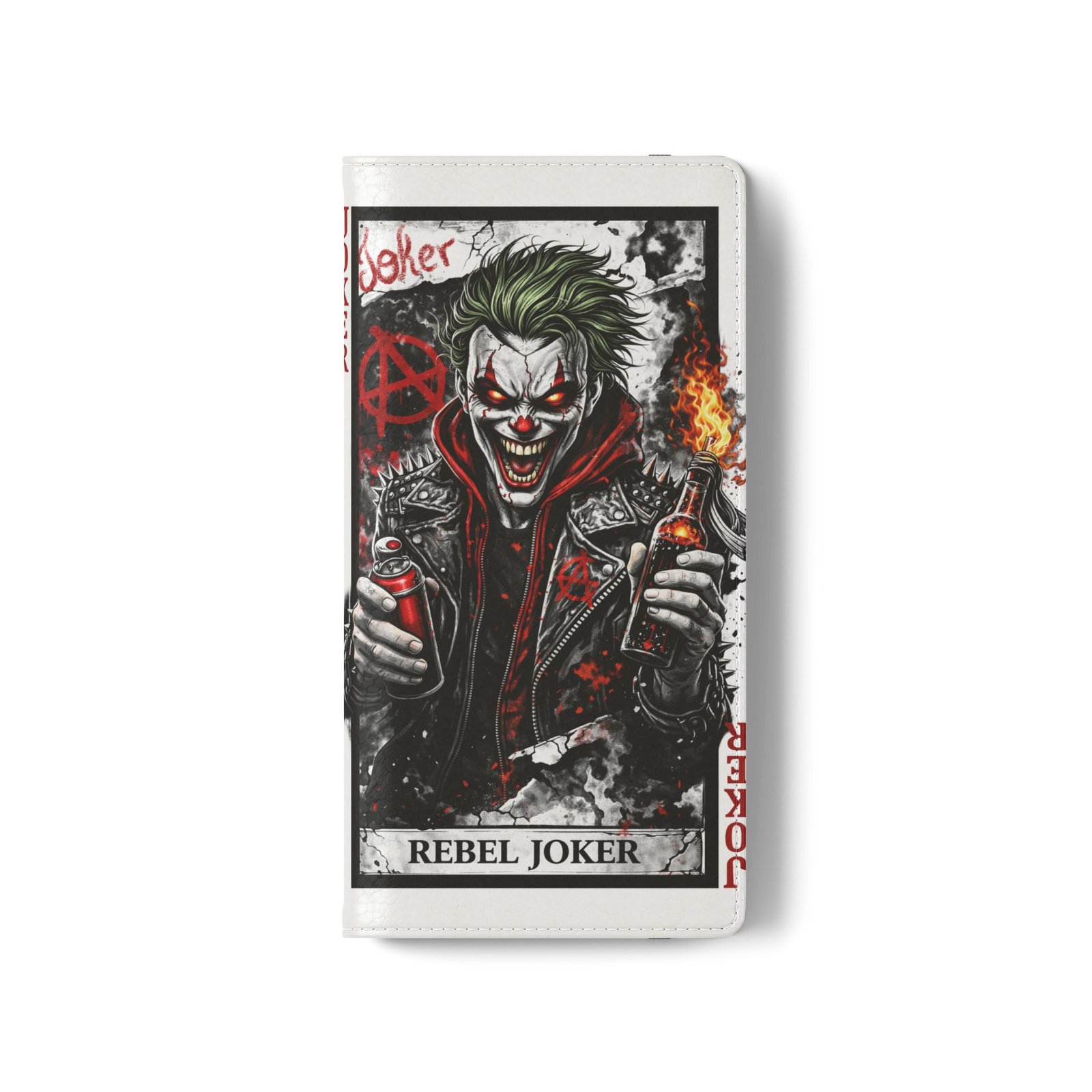 Rebel Joker – Deck of Cards Flip Wallet Phone Case | LordzKreationz - Image 23