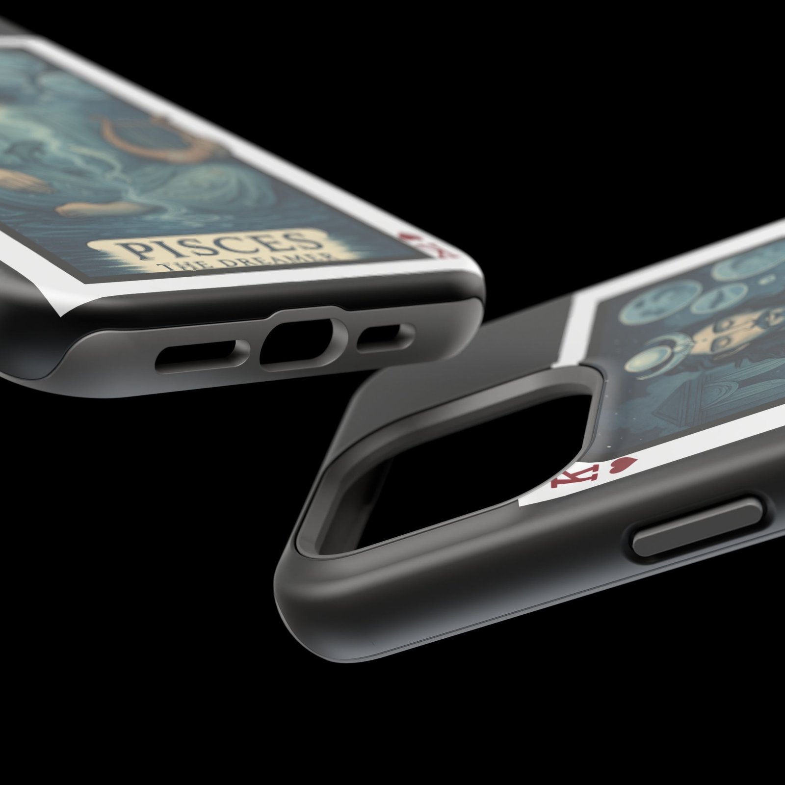 Pisces – Deck of Hearts – MagSafe® Protective Phone Case - Image 26