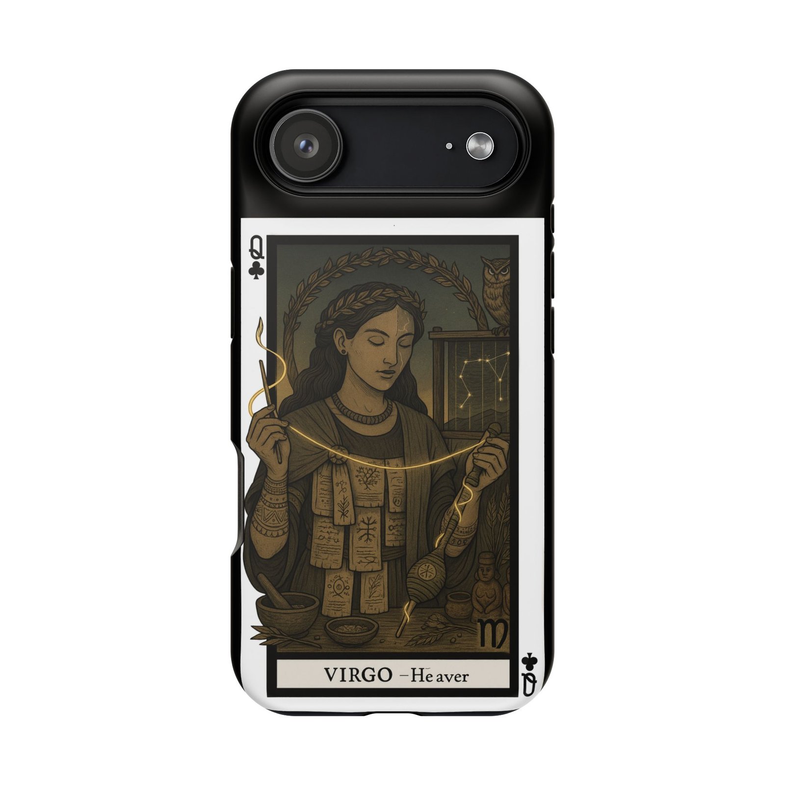 Virgo – Deck of Clubs – MagSafe® Protective Phone Case - Image 61