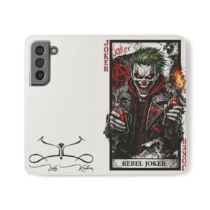 Rebel Joker – Deck of Cards Flip Wallet Phone Case | LordzKreationz - Image 5