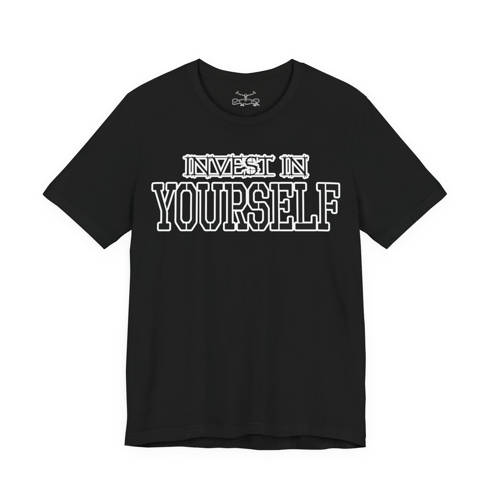 Invest In Your self Cotton Crew Tee - Image 2