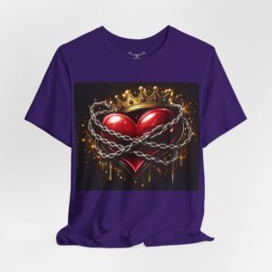 Hearts Unisex Jersey Short Sleeve Tee - Image 36