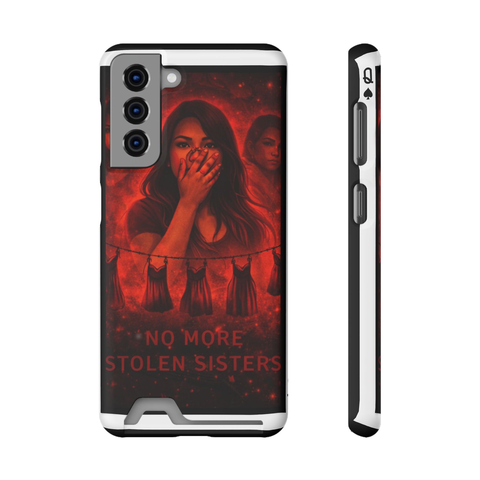 No More Stolen Sisters – Awareness Slim Card Holder Phone Case | LordzKreationz - Image 77