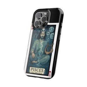 Pisces – Deck of Hearts – MagSafe® Protective Phone Case - Image 45