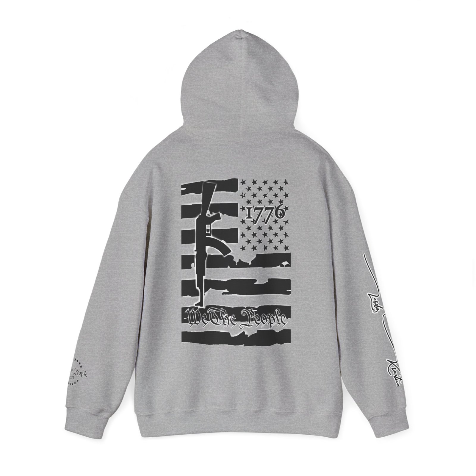 "Gun Law" Unisex Heavy Blend™ Hooded Sweatshirt - Image 11