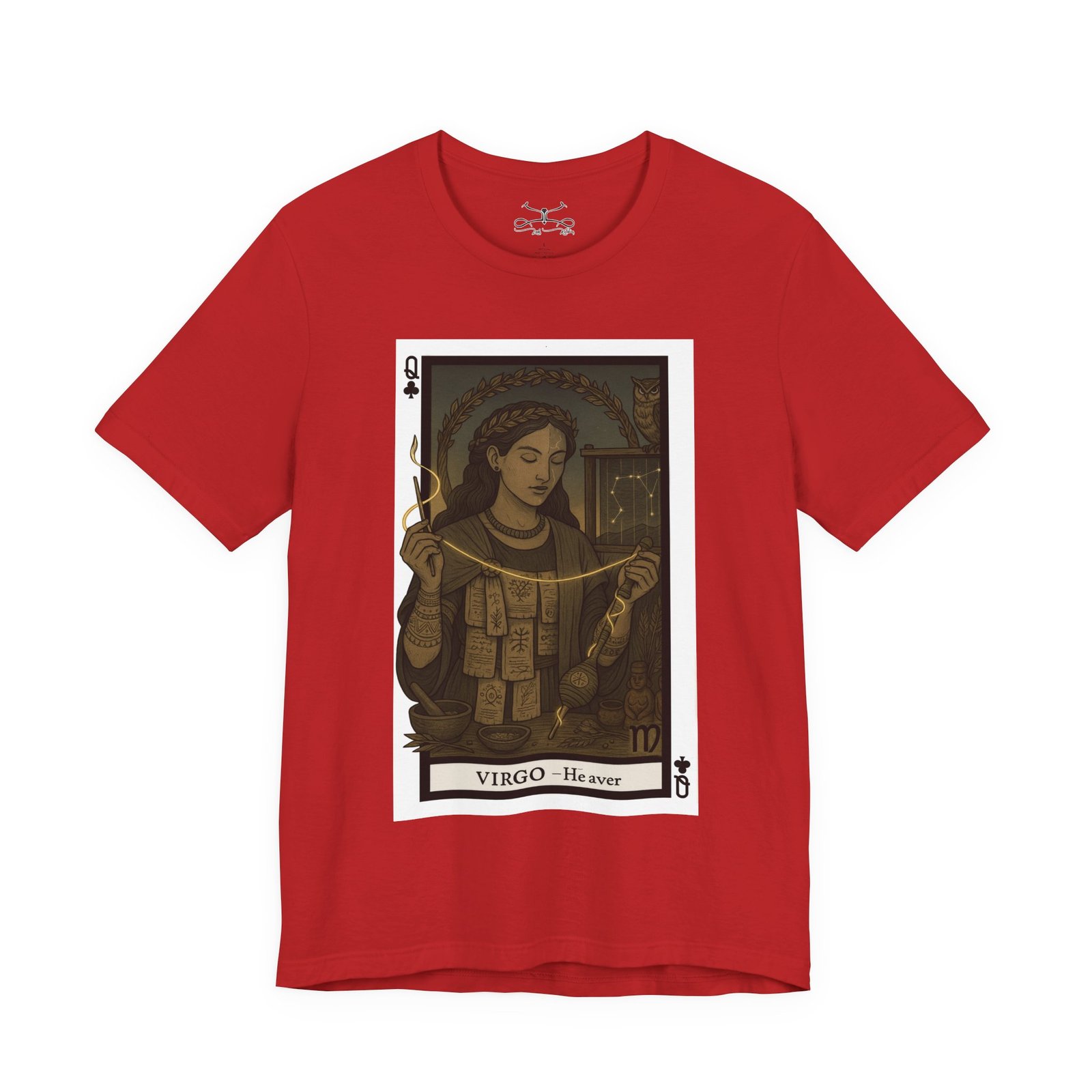 Virgo Cotton Crew Tee - Image 41