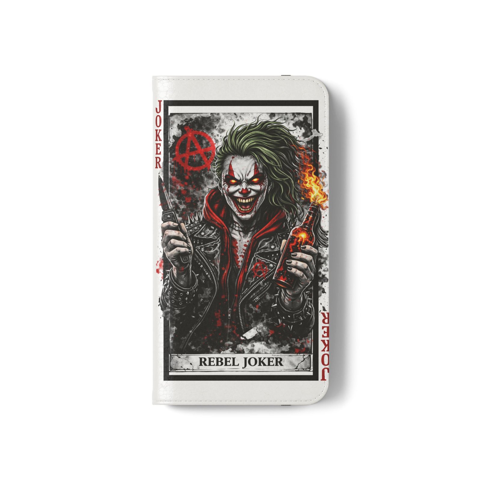 Rebel Joker – Deck of Cards Flip Wallet Phone Case | LordzKreationz - Image 7