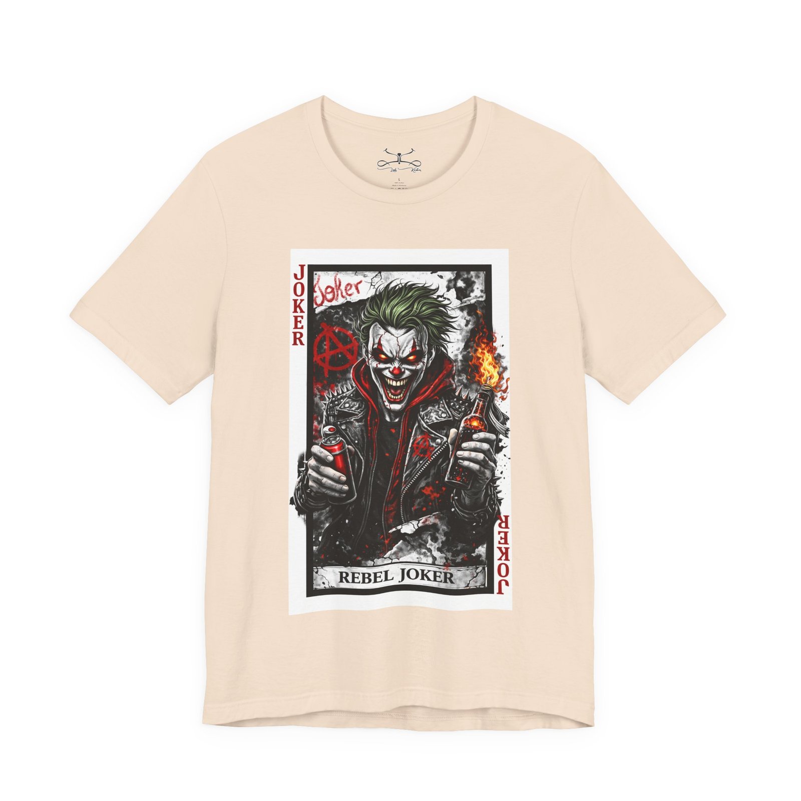Rebel Joker Cotton Crew Tee - Image 41