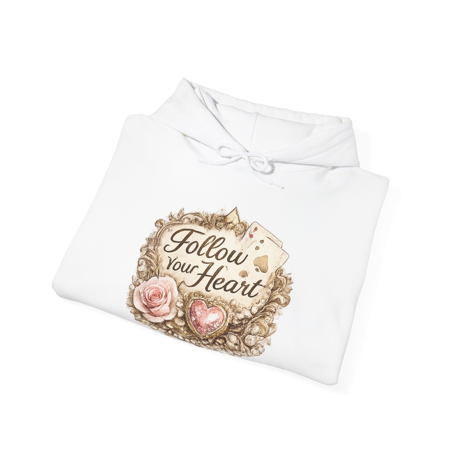 Follow Your Heart Unisex Heavy Blend™ Hooded Sweatshirt - Image 4