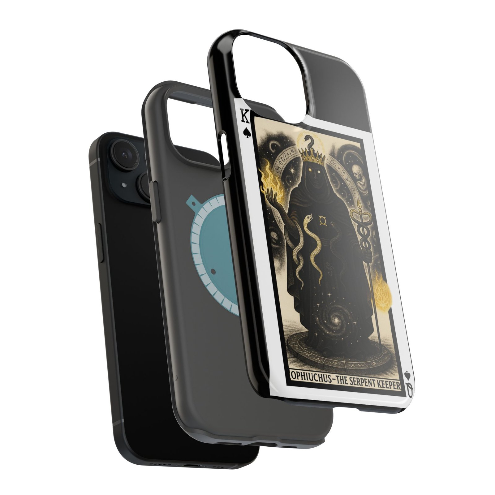 Ophiuchus – Deck of Spades – MagSafe® Protective Phone Case - Image 7
