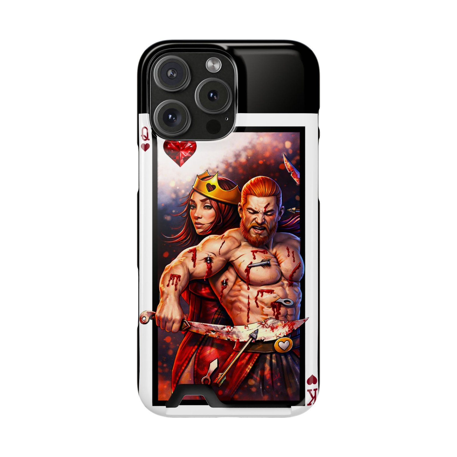 Got Chu – Deck of Hearts Slim Card Holder Phone Case | LordzKreationz - Image 159