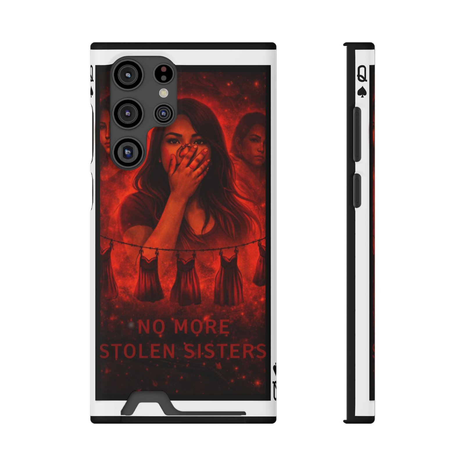 No More Stolen Sisters – Awareness Slim Card Holder Phone Case | LordzKreationz - Image 21