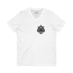 Spades Sleeve V-Neck Tee - Image 5