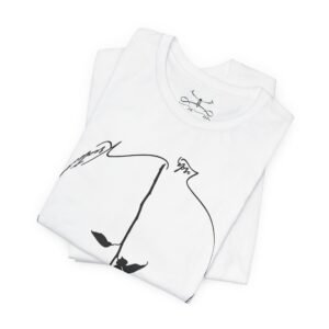 Black Rose Unisex Jersey Short Sleeve Tee - Image 7