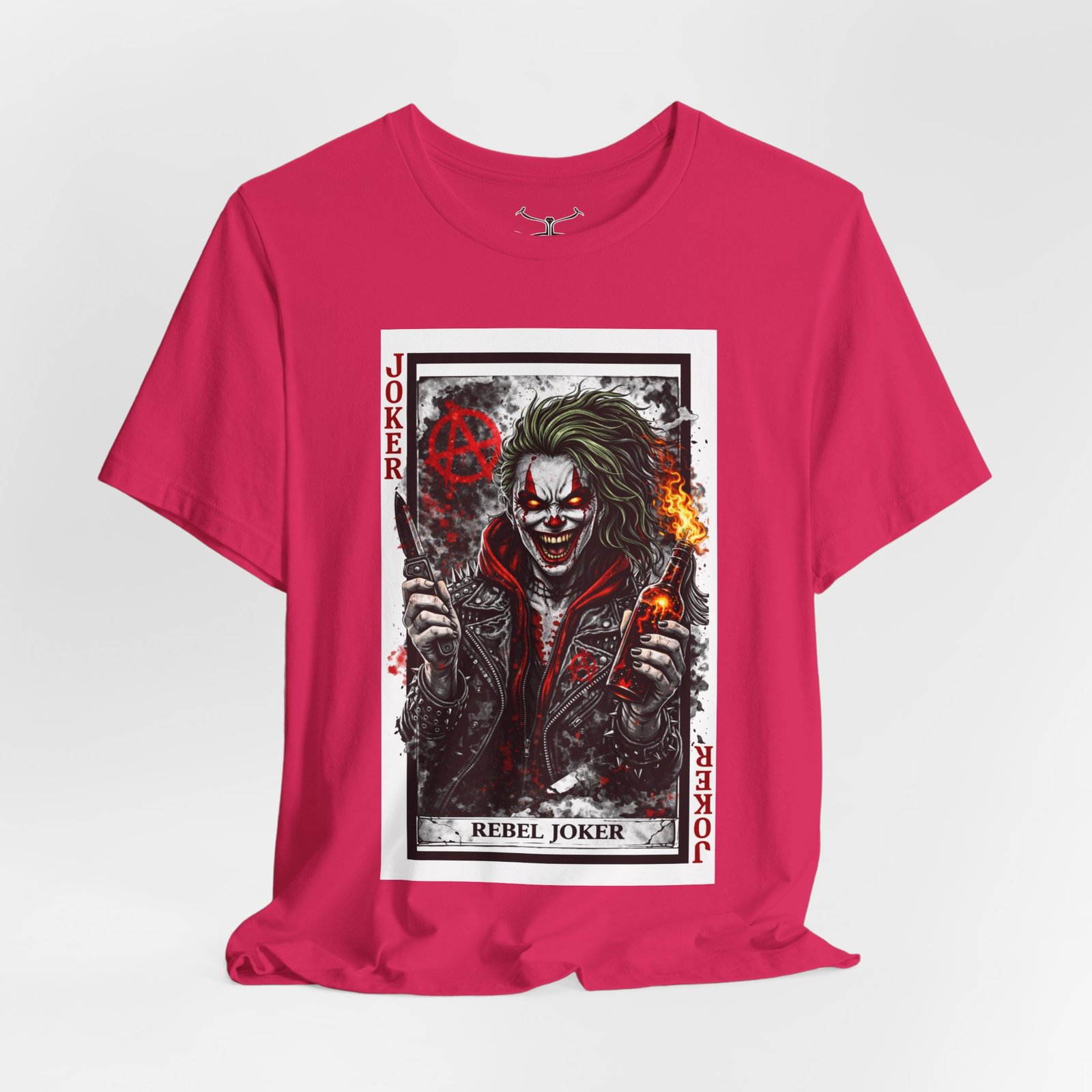 His Rebel Joker Cotton Crew Tee - Image 40