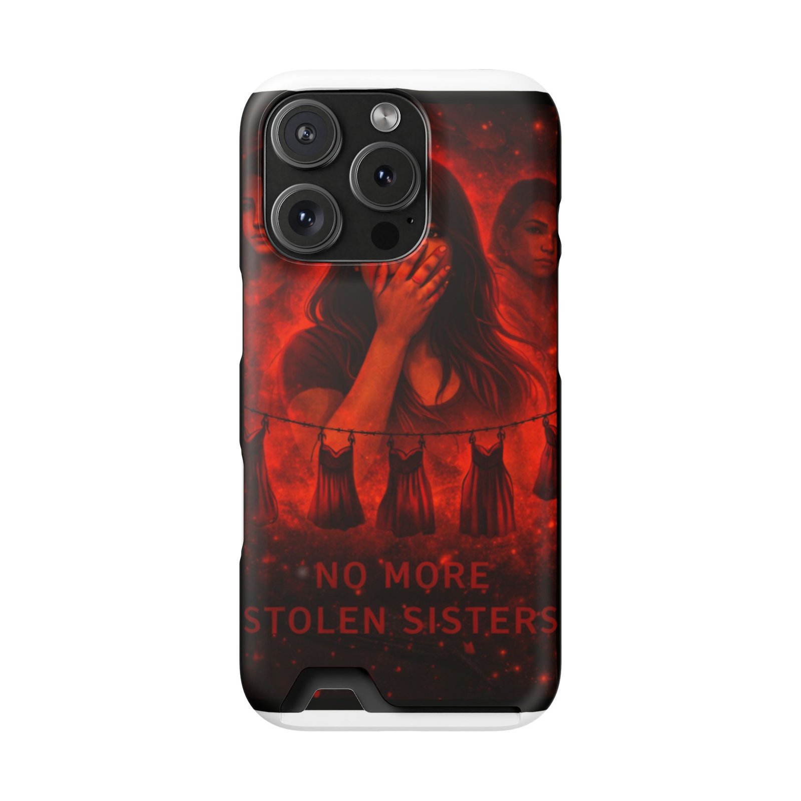 No More Stolen Sisters – Awareness Slim Card Holder Phone Case | LordzKreationz - Image 153