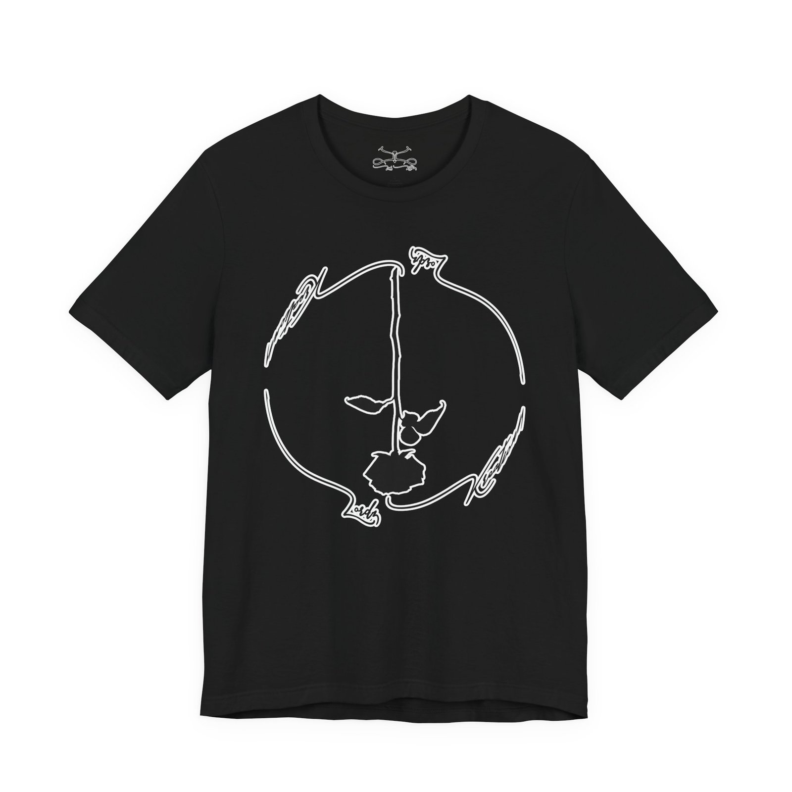 Black Rose Unisex Jersey Short Sleeve Tee - Image 2
